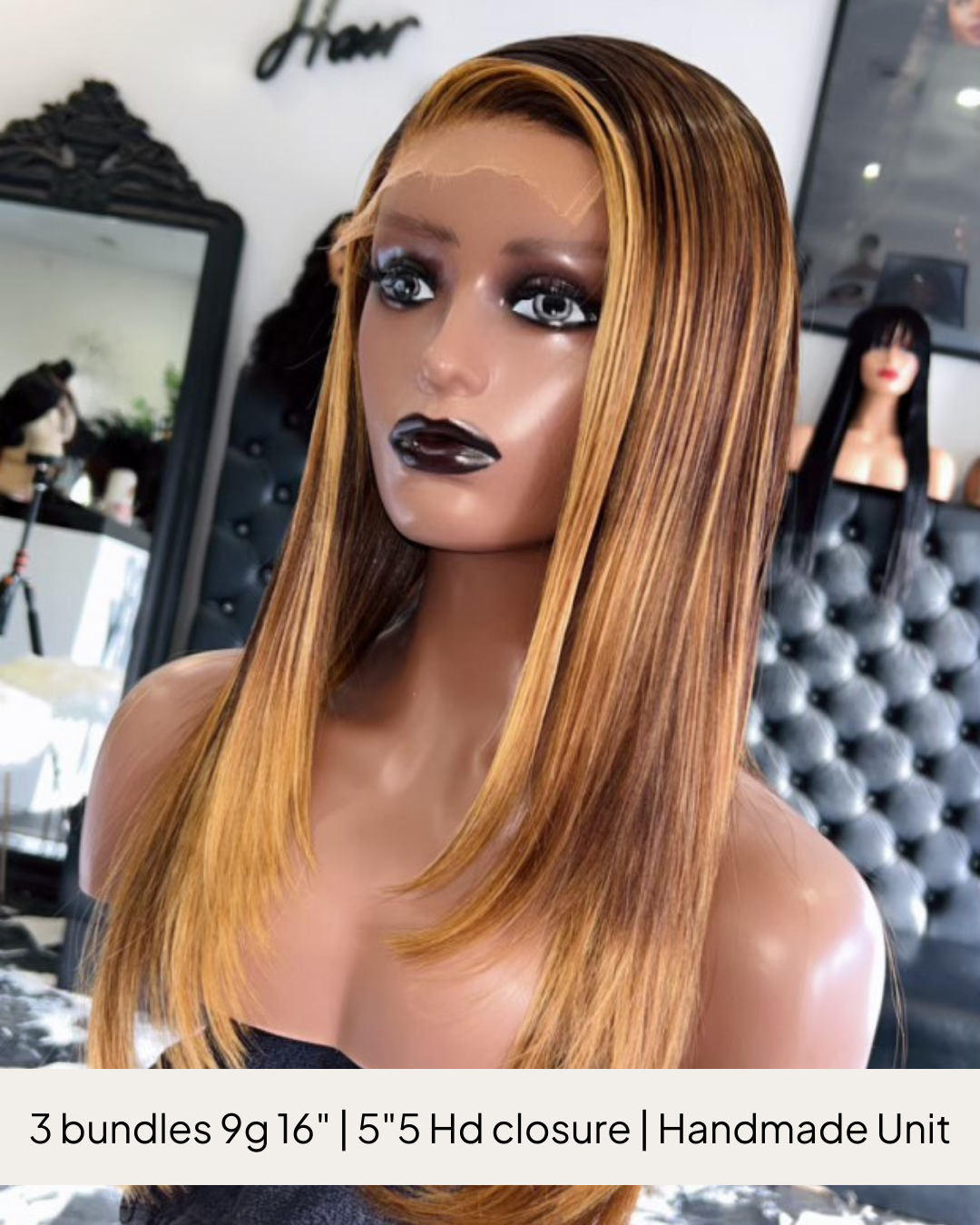 Closure unit with 3 bundles Bundles with Closure Deal - Deep Weave Human Hair 3 Bundles  main image 3