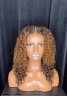 14”14”12”bun 12”Hd 5”5 cl deep wave Diamond Grade Custom Colored Handmade Unit