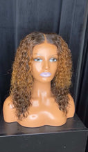 Load image into Gallery viewer, 14”14”12”bun 12”Hd 5”5 cl deep wave Diamond Grade Custom Colored Handmade Unit
