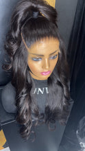 Load image into Gallery viewer, 22”20”18” Bun 18” HD 7x7 Cl Body wave Diamond Grade Handmade Unit
