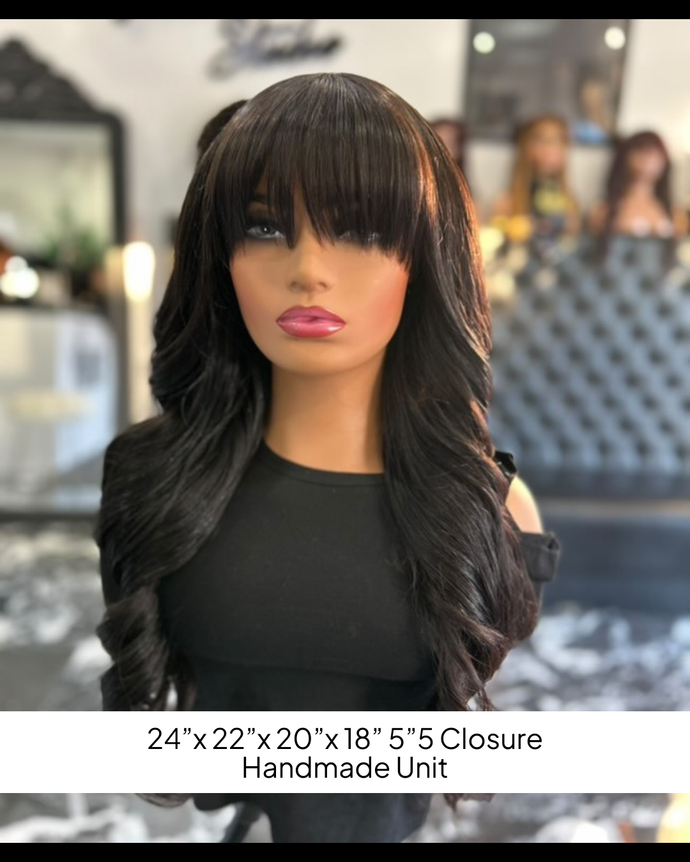 24”x 22”x 20”x 18” 5”5 Closure Handmade unit