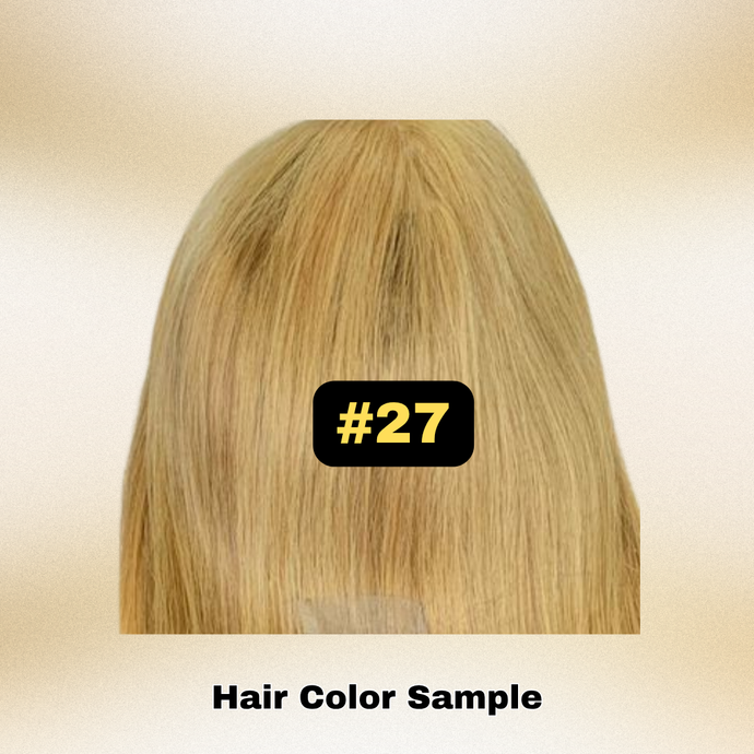Top Virgin Bone Straight Bob Transparent Wig #27 (Hair Only – Styling not included)