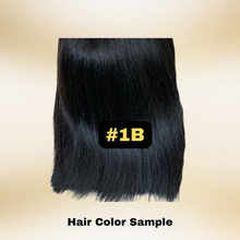 Load image into Gallery viewer, Top Virgin Bone Straight Bob Transparent Wig 1B# (Hair Only – Styling not included)

