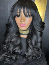 Load image into Gallery viewer, 16” Transparent 5”5 Cl with 18"20”22”24" Bundles Diamond Grade Custom Colored
