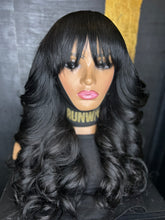 Load image into Gallery viewer, 16” Transparent 5”5 Cl with 18"20”22”24" Bundles Diamond Grade Custom Colored

