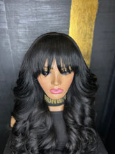 Load image into Gallery viewer, 16” Transparent 5”5 Cl with 18"20”22”24" Bundles Diamond Grade Custom Colored
