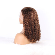 Load image into Gallery viewer, 13X4 Transparent Frontal BOB Jerry Curly 4/27# - 16&quot;
